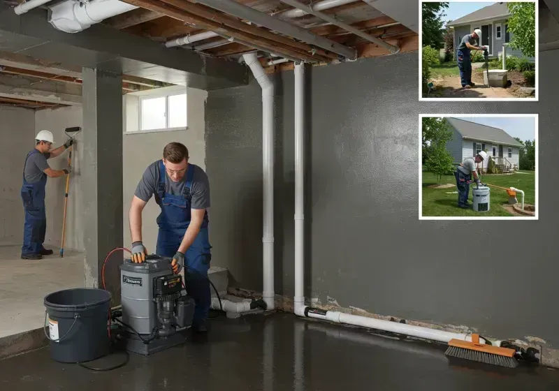 Basement Waterproofing and Flood Prevention process in Rossville, IL